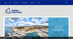 Desktop Screenshot of odisej-yachting.com