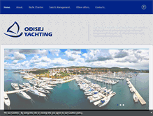 Tablet Screenshot of odisej-yachting.com